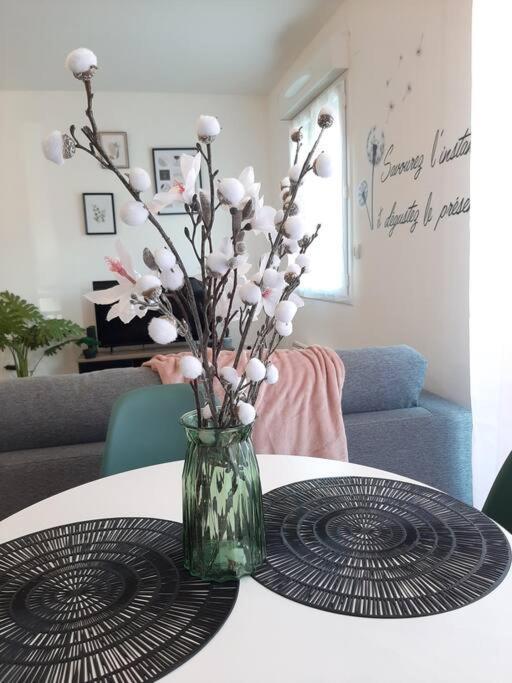 Proche Aeroport A Pied, Le Reve Rose. Apartment Tille Luaran gambar