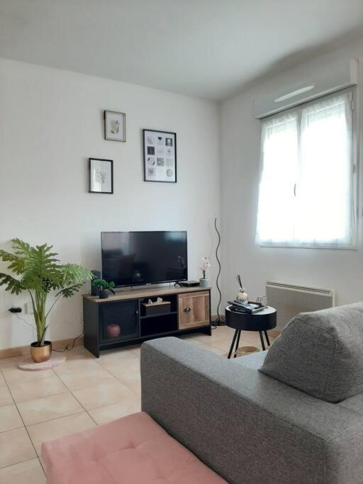 Proche Aeroport A Pied, Le Reve Rose. Apartment Tille Luaran gambar